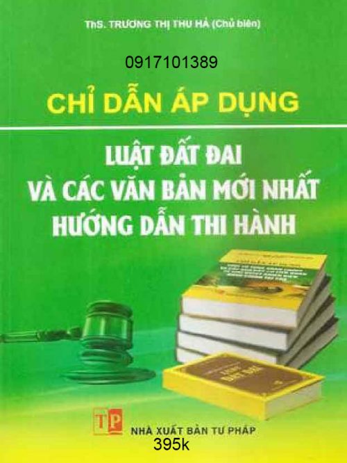 chỉ dẫn áp dụng dất đai