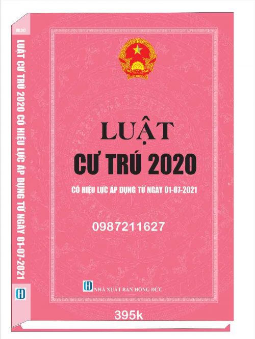 LUẬT CƯ TRÚ 2020(Có hiệu lực áp dụng từ ngày 01-07-2021)