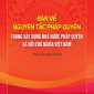 Bàn về nguyên tắc pháp quyền trong xây dựng Nhà nước pháp quyền XHCN Việt Nam (Sách chuyên khảo)
