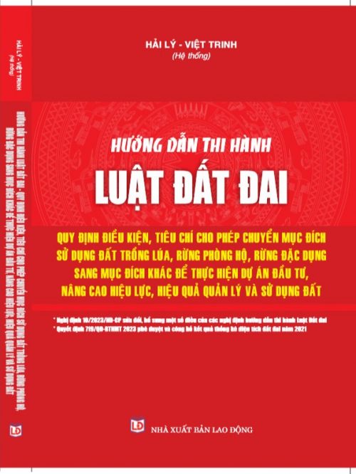 HƯỚNG DẪN THI HÀNH LUẬT ĐẤT ĐAI