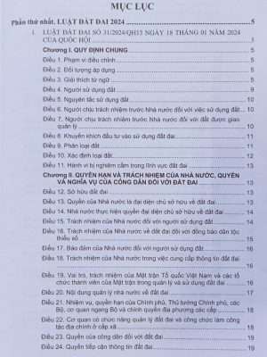 LUẬT ĐẤT ĐAI (sửa đổi, bổ sung)VÀ VĂN BẢN HƯỚNG DẪN THI HÀNH VỀ GIÁ ĐẤT, BỒI THƯỜNG, HỖ TRỢ, TÁI ĐỊNH CƯ KHI NHÀ NƯỚC THU HỒI ĐẤT