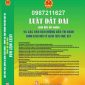 LUẬT ĐẤT ĐAI (SỬA ĐỔI, BỔ SUNG)VÀ CÁC VĂN BẢN HƯỚNG DẪN THI HÀNH CHÍNH SÁCH MỚI VỀ GIẢM TIỀN THUÊ ĐẤT